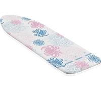 Leifheit Cotton Classic M Couche supérieure de housse de planche à repasser Coton Rose, Blanc