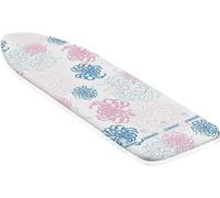 Leifheit Cotton Classic S Couche supérieure de housse de planche à repasser Coton Rose, Blanc