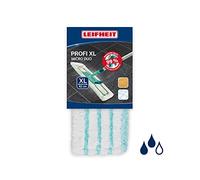 Leifheit Housse Profi XL micro duo, housse de rechange en microfibre pour balai à plat Profi XL, housse pour balai nettoyante & absorbante, pour tous types de sols dont carrelés et en pierre naturelle