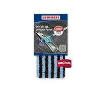 Leifheit Housse Profi XL outdoor active, housse de rechange en microfibres à double fibre spéciale pour balai à plat Profi XL, housse idéale pour décrocher et absorber la saleté des sols extérieurs