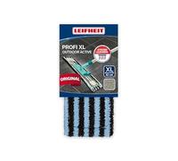 Leifheit Housse Profi XL outdoor active, housse de rechange en microfibres à double fibre spéciale pour balai à plat Profi XL, housse idéale pour décrocher et absorber la saleté des sols extérieurs