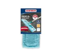 Leifheit Housse Profi XL static plus, housse de rechange en microfibres électrostatiques pour balai à plat Profi XL, housse tous les types de sols, housse pour balai nettoyage à sec et dépoussiérage