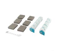 Leifheit Kit d'accessoires pour essuie-glace à ventouse pour Aqua et PowerVac Wet Cleaner rouleaux et éponges
