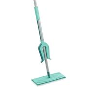 Leifheit Lave-sol Picobello M Micro Duo – balai microfibre, essorage manche, 33 cm, manche 140 cm