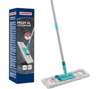Leifheit Lave-sol Profi XL Cotton Plus – Manche acier 146 cm, housse coton ultra absorbante