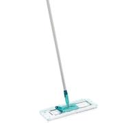 Leifheit Lave-sol Profi XL micro duo manche en aluminium, balai microfibre avec housse lavable et manche 140 cm, balai à plat, accessoire ménage pour sols carrelés