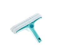 Leifheit lave-vitres 3-en-1 L avec molleton microfibres, raclette vitre & encadrements, nettoyeur de vitres avec poignée articulée, compatible Click-System
