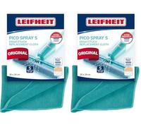 Leifheit Lingette de Rechange Pico Spray S, Chiffon Microfibre pour Balai pulvérisateur Pico Spray S, serpilliere Microfibre Tous Types de sols, lingette Lave Sol, torchon Sol nettoyant et Absorbant