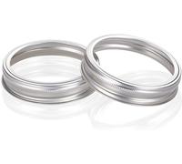 Leifheit Lot de 12 bagues à visser pour bocaux de stérilisation, bagues de serrage pour bocaux Leifheit : 0,5 L réf. 36103, 36315, 36316, 36317, 0,75 L réf. 36203, 1 L réf. 36303, 36318, 36319, 36320