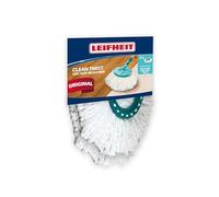 Leifheit Têtes de rechange Clean Twist Disc Mop microfibre absorbante carrelage/pierre lot 2