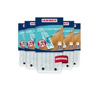 Leifheit Lot de 5 housses Clean Twist ou Combi XL micro duo, housse de rechange en microfibres pour balai à plat Combi, housse nettoyante et absorbante pour balai serpillère