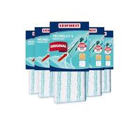 Leifheit Lot de 5 Housses de Nettoyage Micro Duo pour Lave-Sol Picobello S, Housse de Rechange pour Tous Types de sols, serpillère Lavable en Machine à Laver
