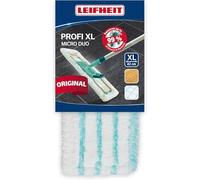 Leifheit Lot de 5 housses Profi XL micro duo, housse de rechange en microfibres pour balai à plat Profi XL, housse absorbante et nettoyante pour balai serpillère, pour tous types de sol