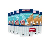 Leifheit Lot de 6 housses Clean Twist ou Combi XL micro duo, housse de rechange en microfibres pour balai à plat Combi, housse nettoyante et absorbante pour balai serpillère