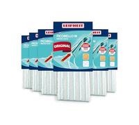 Leifheit Lot de 6 Housses de Nettoyage Micro Duo pour Lave-Sol Picobello M, Housse de Rechange pour Tous Types de sols, Serpillère Lavable en Machine à Laver
