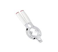 Leifheit Ouvre-bocal ComfortLine, Ouvre-couvercle facile à utiliser et à ranger, Ouvre bocal manuel en acier inoxydable d'une qualité remarquable et plastique, ouvre-bouteille avec décapsuleur intégré