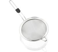 Leifheit Passoire de cuisine ProLine, ø 20 cm, Passoire fine en acier inoxydable très robuste, Écumoire inox avec œillet de suspension et manche avec empiècement pour le pouce