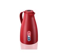 Leifheit Pichet Isotherme Harmonic 1 L, 100% étanche et sans BPA, rouge | Pichet thermos pour café et thé avec bouton-poussoir étanche , conserve la chaleur jusqu’à 24 h, service pratique à une main