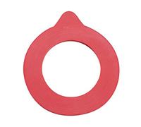 Leifheit Pièces de rechange, bagues en caoutchouc de rechange pour bocaux à étrier métallique 135 ml, lot de 6, pour bocaux de conserves, adaptés aux bocaux Leifheit 135 ml n° d'article 3190