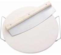 Ustensile de cuisine Leifheit 3159 Pierre a pizza ronde avec coupe-pizza grand format
