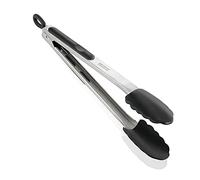 Leifheit Pince Alimentaire ProLine, Pince de cuisson et de barbecue de 31cm | Embouts en nylon résistants à la chaleur jusqu’à 160 °C, pince anti-rayures avec verrouillage pratique, crochet de suspension