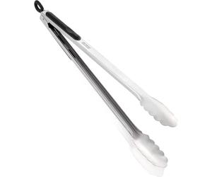 Leifheit Pince de cuisine et à barbecue ProLine, pince alimentaire de 41 cm | Pince à barbecue longue en acier inoxydable, verrouillage pratique, crochet de suspension, idéale pour cuisiner et servir