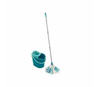 Leifheit Power Mop 3in1 4-pièces balai à franges pour sol Seau de nettoyage S...