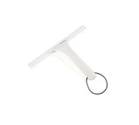 Leifheit Raclette Cabino pour cabine de douche, raclette douche avec lèvre en caoutchouc, raclette vitre & carrelage, largeur de nettoyage 24 cm, Blanche