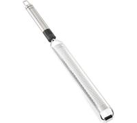 Leifheit Râpe Microcut S coupe fine ProLine, Râpe manuelle ultra tranchante en acier inoxydable robuste, Rapeuse universelle longue pratique