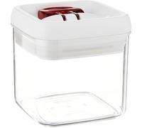 Leifheit Récipient fraîcheur Fresh & Easy 400ml rectangulaire, Récipient en plastique avec couvercle hermétique, Boîte de conservation d’une contenance de 400 ml