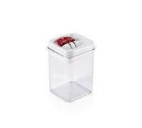 Leifheit Récipient fraîcheur Fresh & Easy 800ml rectangulaire, Récipient en plastique avec couvercle hermétique, Boîte de conservation d’une contenance de 800 ml