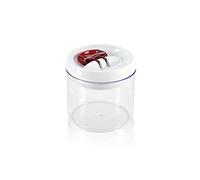 Leifheit Récipient fraîcheur Fresh & Easy 900ml, Récipient en Plastique avec Couvercle hermétique, Boîte de Conservation Ronde d’Une contenance de 900 ML