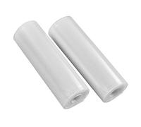 Leifheit Rouleaux sous vide 20 x 600 cm, sacs sous vide découpables | Compatible avec toutes machines sous vide, sans BPA, cuisson sous vide, micro-ondes et congélation, 56 étiquettes incluses
