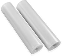 2 rouleaux sous vide 30x600cm Leifheit 3238 - Sac sous vide alimentaire pour la conservation & cuisson avec 56 étiquettes - Sans BPA