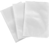 Leifheit Sacs sous vide 20 x 30 cm, lot de 50 sachets sous vide, sans BPA | Robustes et résistants à la déchirure, congélation jusqu'à -20 °C, cuisson sous vide jusqu'à 95 °C, 56 étiquettes incluses