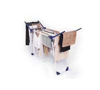 Leifheit Séchoir à linge Pegasus 120 Solid Compact, séchoir sur pied grande surface d'étendage, étendoir à linge solide et robuste de taille compacte