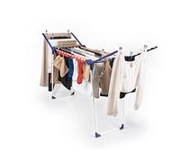 Étendoir à linge Leifheit Pegasus 160 Solid Slim 81620, séchoir à linge compact avec 16m d'étendage, tancarville robuste, blanc