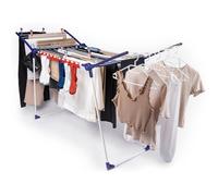 Leifheit Séchoir à Linge Pegasus 200 Solid Comfort 20m de surface blanc/bleu avec 3 accessoires