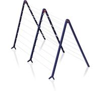 Leifheit Séchoir pour baignoire Pegasus V Duo extensible – 19 m d'étendage