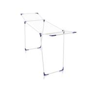 Leifheit Séchoir sur pied Classic 200 Solid, étendoir à linge pliable pour extérieur & intérieur, séchoir à linge 20 m solide & robuste 81623 Blanc