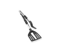 Leifheit Spatule 2-en-1 ProLine, Ustensile de Cuisine antiadhésif | Transformation facile de pelle en pince, embouts en nylon résistants à la chaleur jusqu'à 160 °C, anti-rayures
