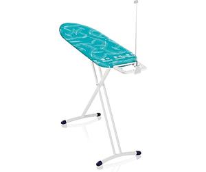 Leifheit Table à Repasser Air Board M Solid, Table de Repassage avec Housse Thermo Reflect, Planche à Repasser Ajustable avec Repose-Fer