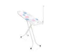 Leifheit Table à repasser Classic Express M Compact, planche à repasser compacte et pliante 120 x 38 cm, table repassage réglable en hauteur avec support centrale vapeur, repose-fer et guide-fil