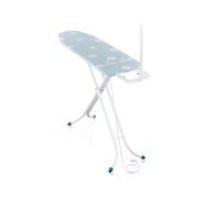Leifheit Table à Repasser Classic M Compact Plus, Surface de Repassage 120 x 38 cm en métal expansé Classique, Hauteur réglable Jusqu’à 96 cm, Table à Repasser Pliable, Cadre Stable, Repose-Fer Fixe