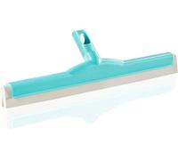 Leifheit Tête Balai Raclette Click Bain - Double Lèvre Blanche en Caoutchouc Dura-Flex Hygiénique, Largeur d'Essuyage 45 cm, Sans Manche, Click-System