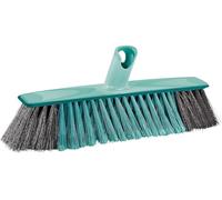 Leifheit Tête de balai multifonction Xtra Clean, grande largeur de 30 cm | Compatible avec les manches Click System de Leifheit, brosse en fibres synthétiques, pour un nettoyage en profondeur efficace