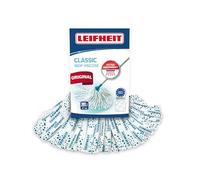 Leifheit Tête de rechange Classic Mop Viscose, Tête de balai en viscose et polyester pour les taches tenaces sur carrelage et sols en pierre, tête de mop serpillère absorbante lavable à 60 °C