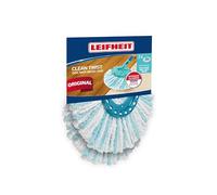 Têtes de rechange Leifheit 52115, serpillière micro duo pour Clean Twist Disc Mop, adaptée à tous types de sols, lot de 2