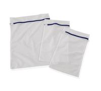 Leifheit Set de 3 filets à linge, Sacs à linge pour un nettoyage des textiles tout en douceur, Sacs de lavage de deux tailles différentes avec fermeture éclair