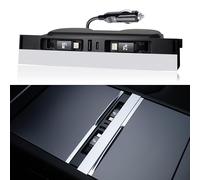 Leikaendi Hub USB de voiture pour console centrale Tesla avec câbles rétractables à charge rapide, chargeur de téléphone, accessoires de station d'accueil (modèle Y Juniper 2025-2026 et modèle 3